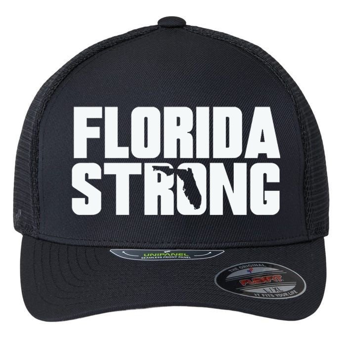 Pray For Florida Strong I Stand With Florida Hurricane Milton 2024 Flexfit Unipanel Trucker Cap