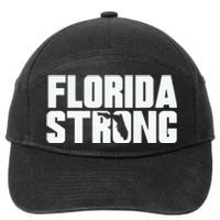 Pray For Florida Strong I Stand With Florida Hurricane Milton 2024 7-Panel Snapback Hat