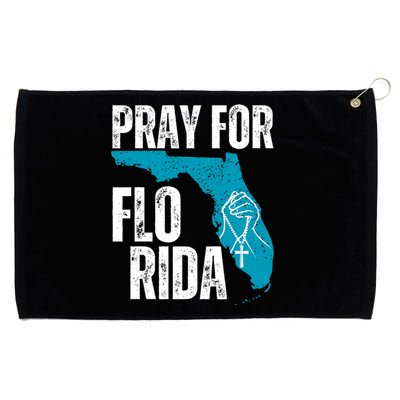 Pray For Florida Tampa Pray For Floridians Hurricane Milton Florida Strong Grommeted Golf Towel