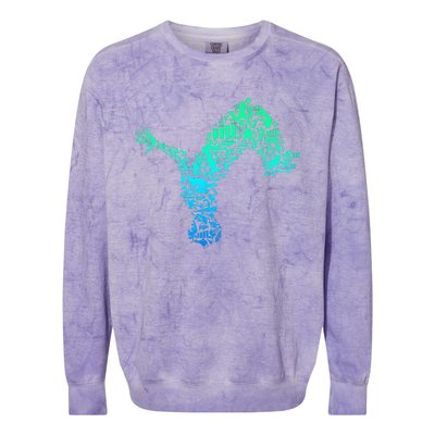 Parkour Freerunner Freerunning Traceur Colorblast Crewneck Sweatshirt