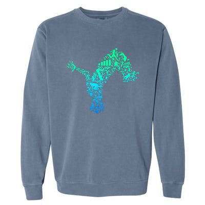 Parkour Freerunner Freerunning Traceur Garment-Dyed Sweatshirt