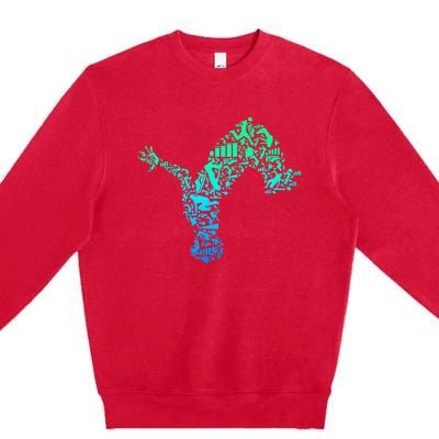 Parkour Freerunner Freerunning Traceur Premium Crewneck Sweatshirt