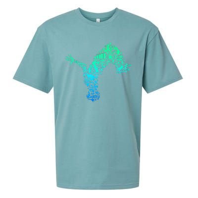 Parkour Freerunner Freerunning Traceur Sueded Cloud Jersey T-Shirt