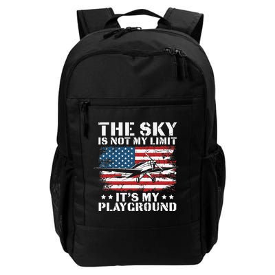 Pilot Funny Flying Aviation Daily Commute Backpack