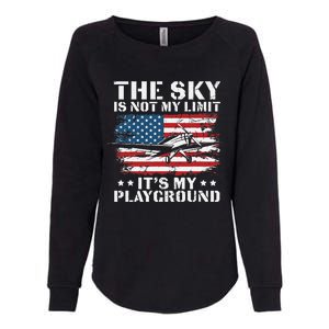 Pilot Funny Flying Aviation Womens California Wash Sweatshirt