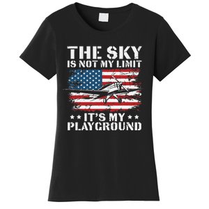 Pilot Funny Flying Aviation Women's T-Shirt