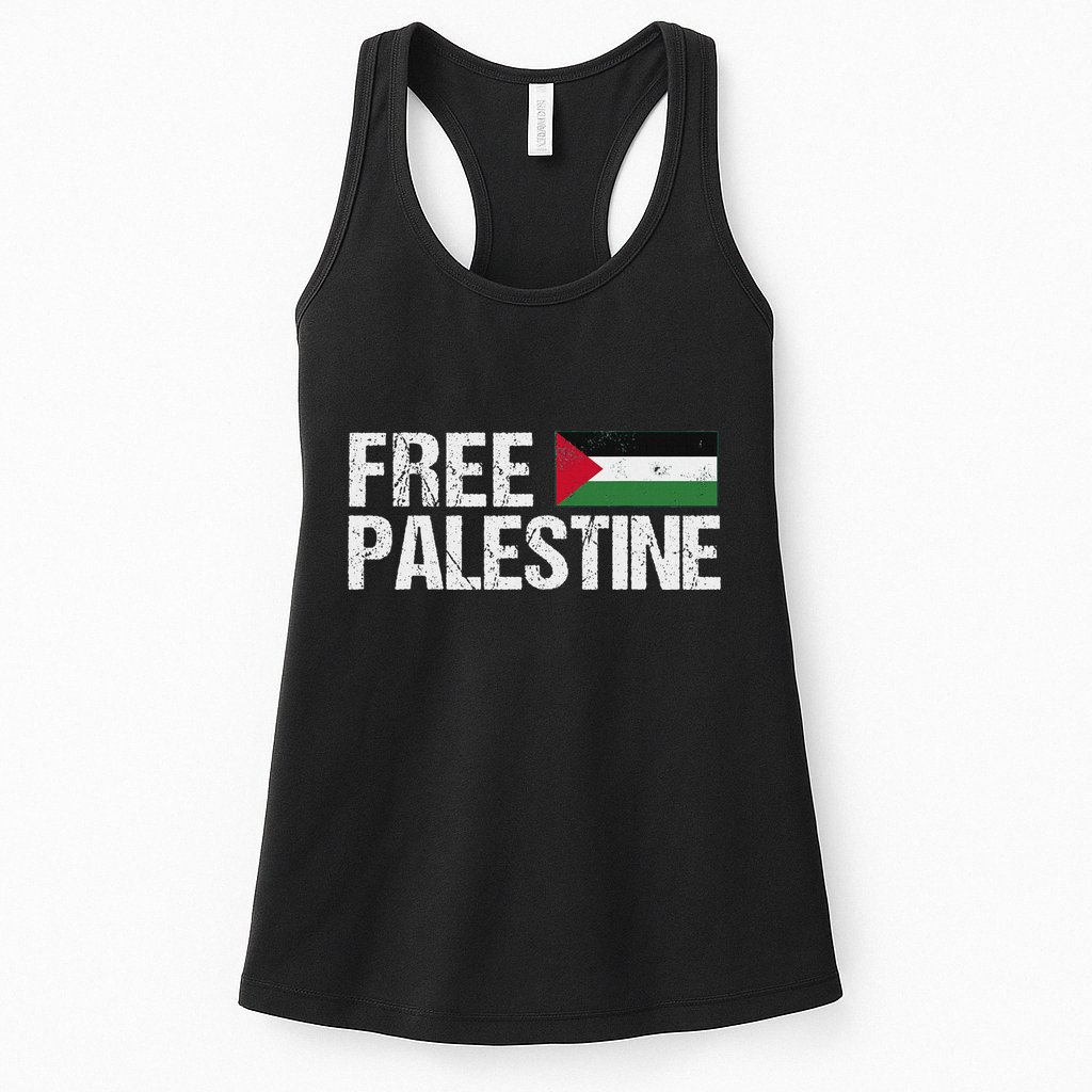 Palestine Flag Free Palestine Womens Tank Top