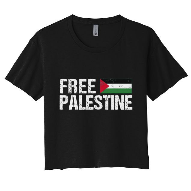 Palestine Flag Free Palestine Crop Top
