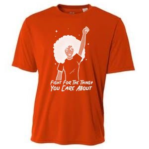 Protest Fight For The Things You Care About Gift Cooling Performance Crew T-Shirt