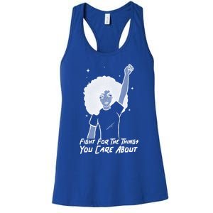 Protest Fight For The Things You Care About Gift Women's Racerback Tank