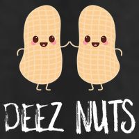 Peanut Food Funny Kawaii Cute Meme Deez Nuts Joke Gift 7 Panel Mesh Trucker Snapback Hat