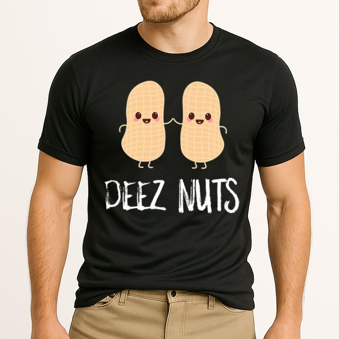 Peanut Food Funny Kawaii Cute Meme Deez Nuts Joke Gift Cooling Performance Crew T-Shirt