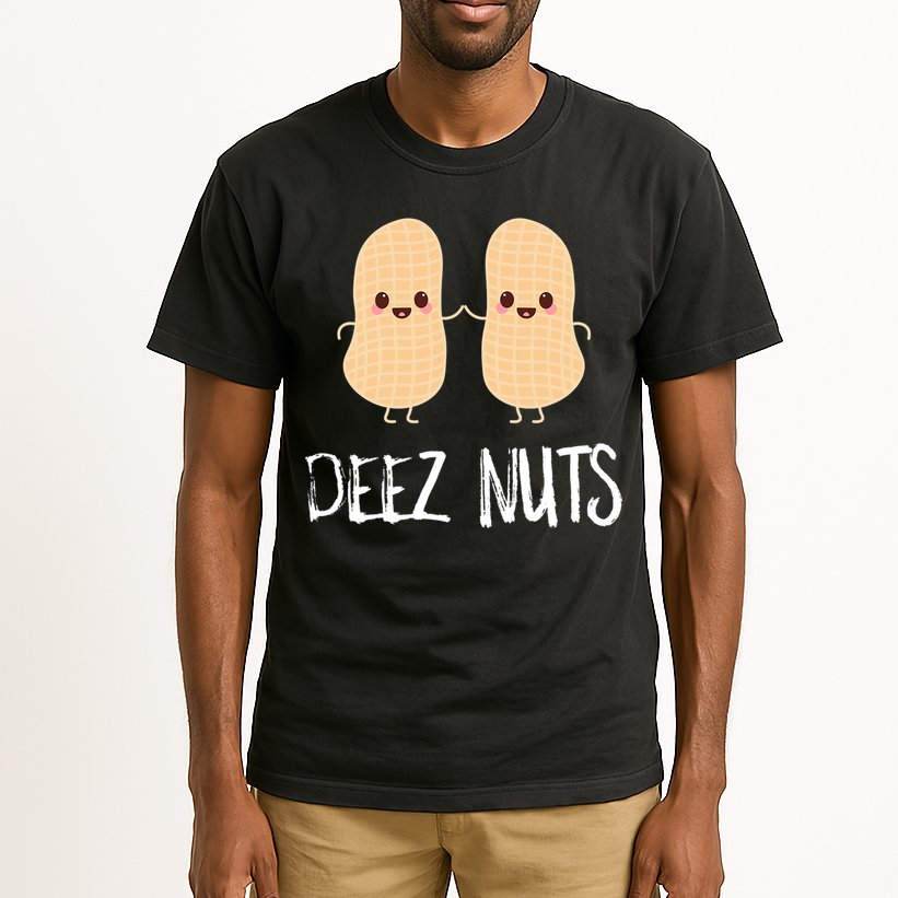 Peanut Food Funny Kawaii Cute Meme Deez Nuts Joke Gift Tall T-Shirt