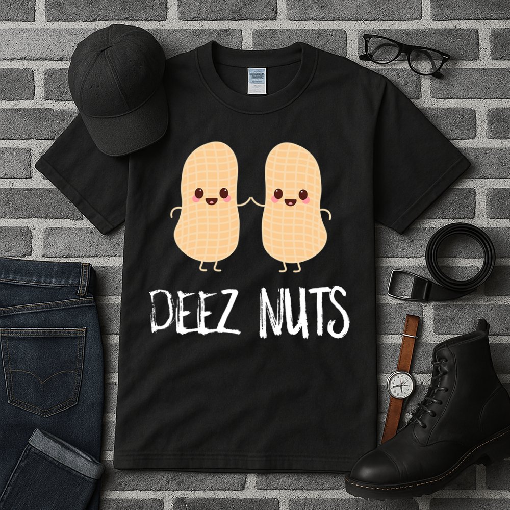 Peanut Food Funny Kawaii Cute Meme Deez Nuts Joke Gift Tall T-Shirt