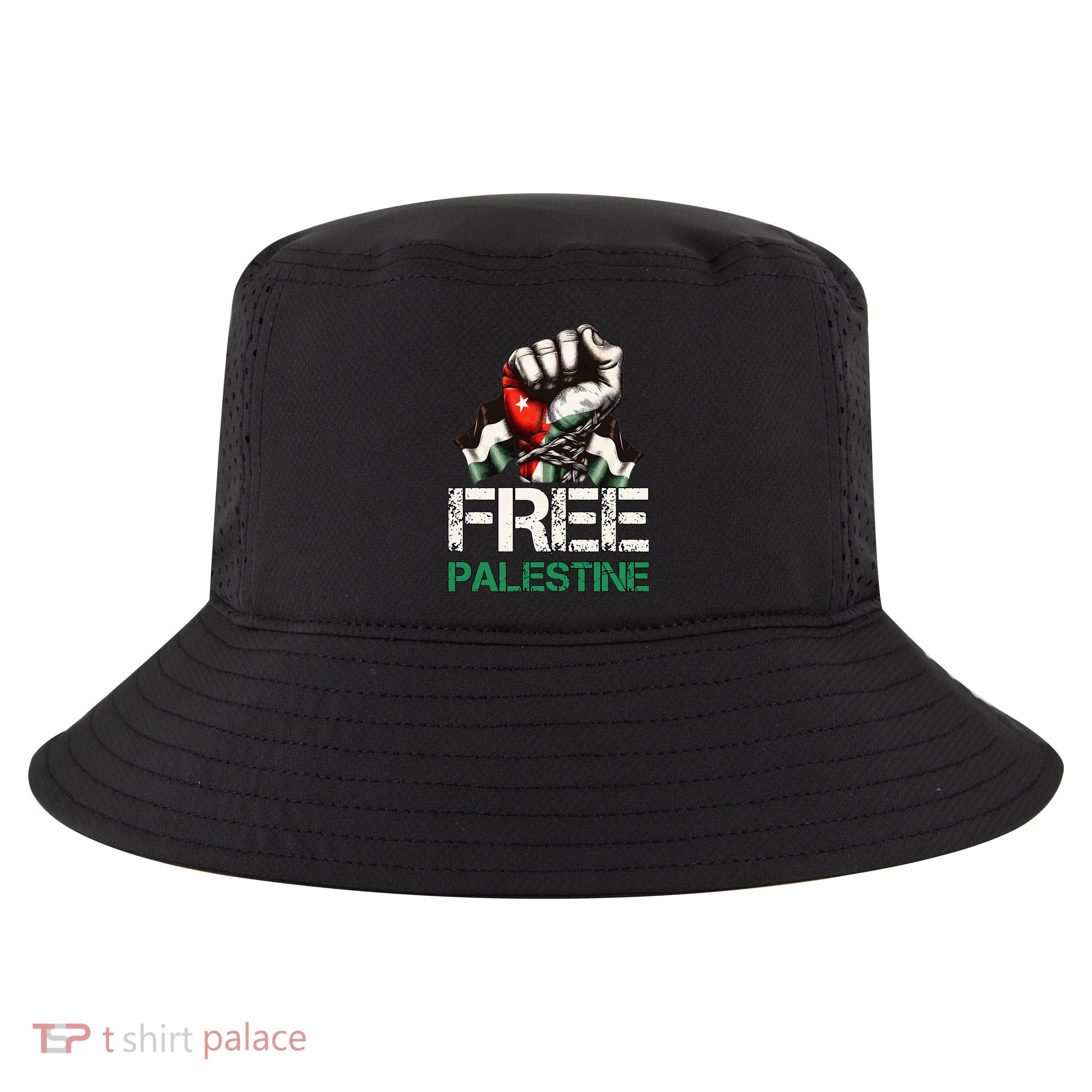 Palestine Flag Free Palestine Save Gaza Strip Cool Comfort Performance Bucket Hat