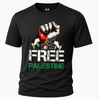 Palestine Flag Free Palestine Save Gaza Strip Cooling Performance Crew T-Shirt