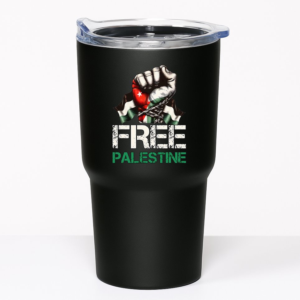 Palestine Flag Free Palestine Save Gaza Strip Tumbler