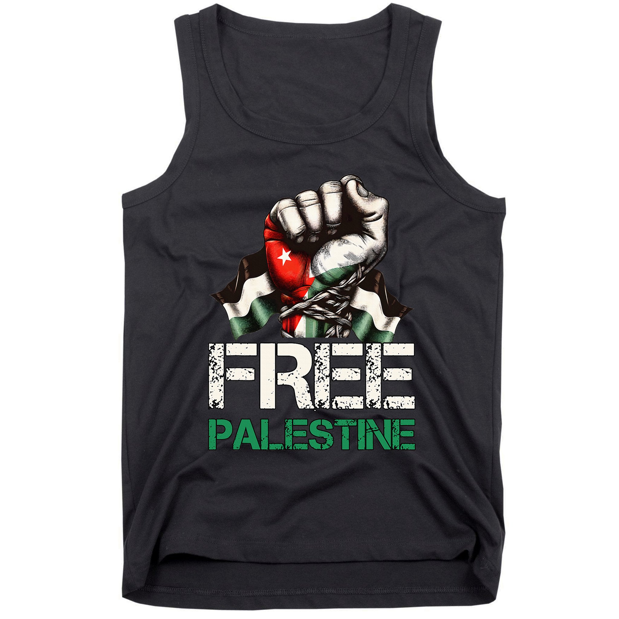 Palestine Flag Free Palestine Save Gaza Strip Tank Top