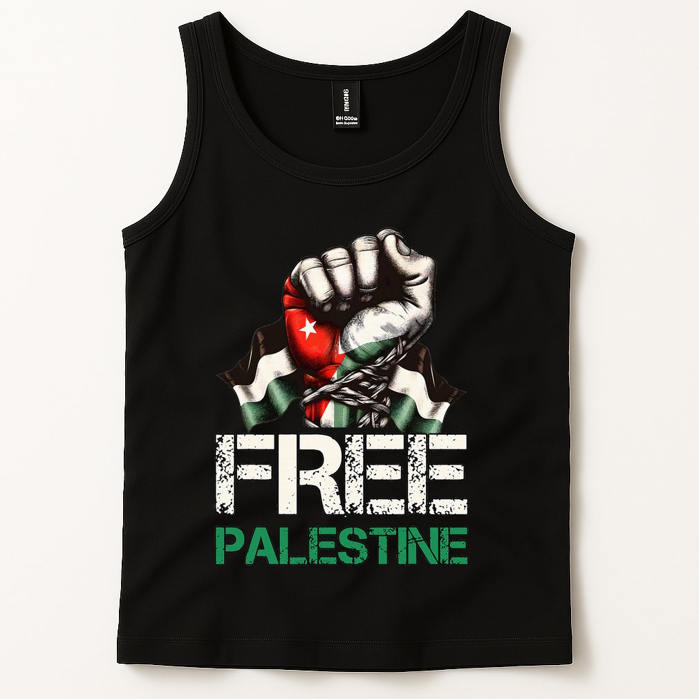 Palestine Flag Free Palestine Save Gaza Strip Tank Top