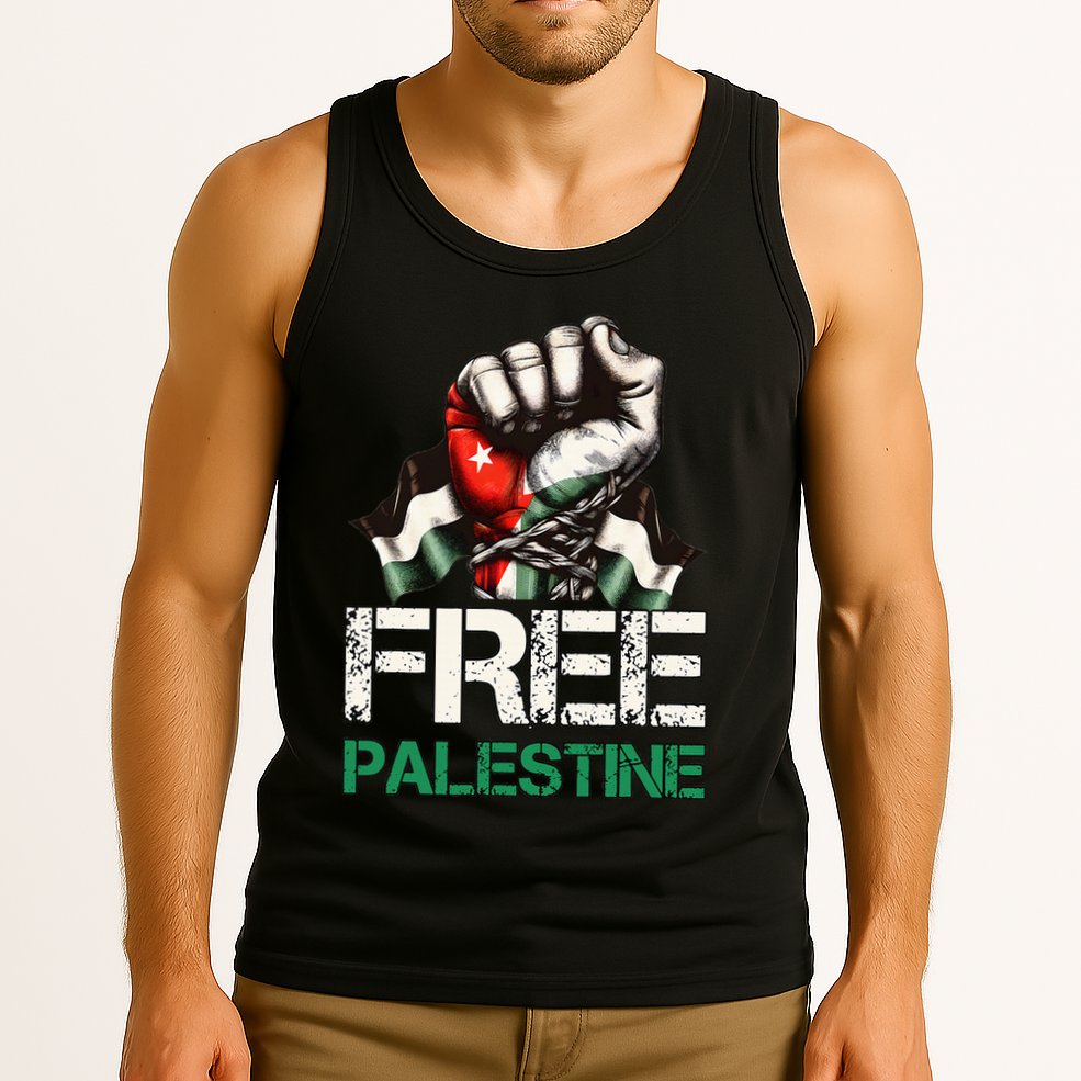 Palestine Flag Free Palestine Save Gaza Strip Tank Top