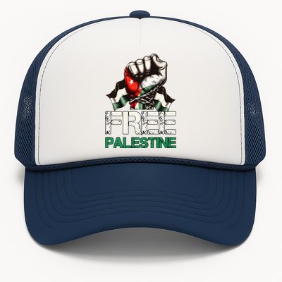 Palestine Flag Free Palestine Save Gaza Strip Trucker Hat