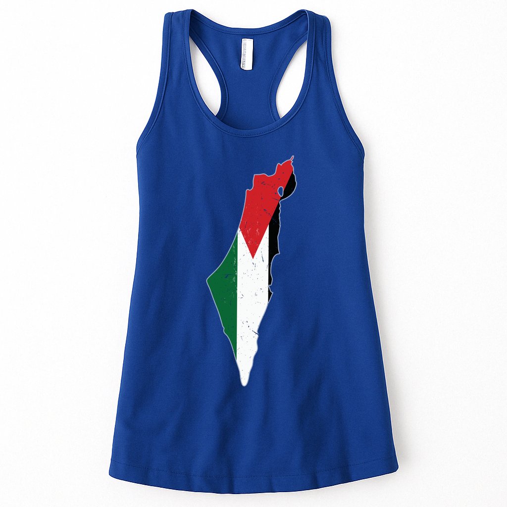 Palestine Flag Free Palestine Gift Womens Tank Top