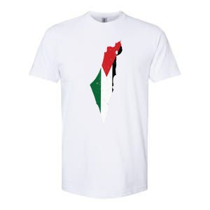 Palestine Flag Free Palestine Gift Softstyle CVC T-Shirt