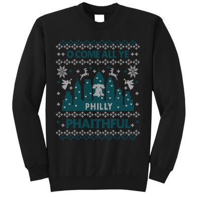 Philly Faithful Funny Philadelphia Philly Fan Ugly Christmas Sweatshirt