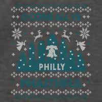Philly Faithful Funny Philadelphia Philly Fan Ugly Christmas Vector Backpack