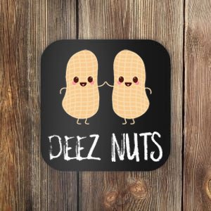 Peanut Food Funny Kawaii Cute Meme Deez Nuts Joke Gift Coaster