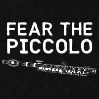 Piccolo Flute Fear The Piccolo Flutist Ladies PosiCharge Tri-Blend Wicking Tank