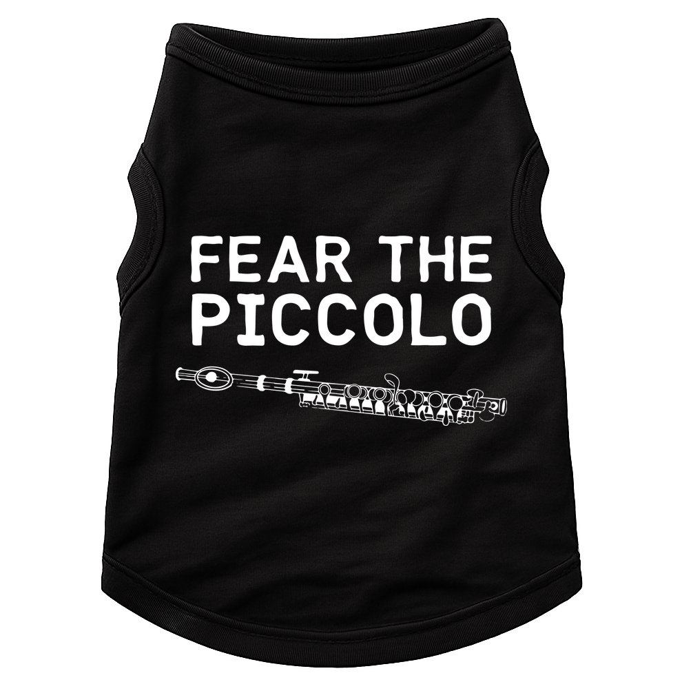 Piccolo Flute Fear The Piccolo Flutist Doggie Tank