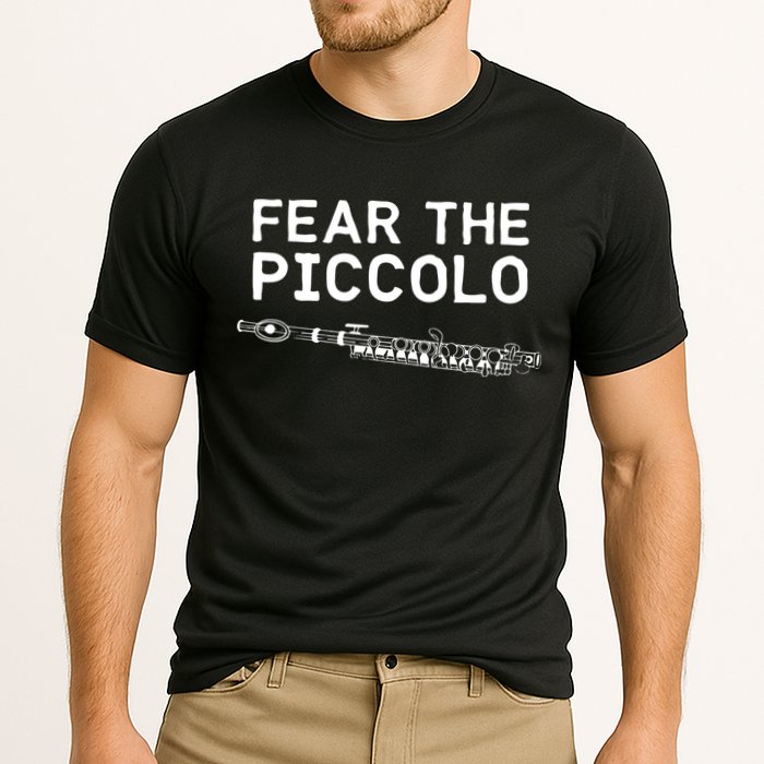 Piccolo Flute Fear The Piccolo Flutist Performance Shirt