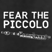 Piccolo Flute Fear The Piccolo Flutist 25L Jumbo Tote