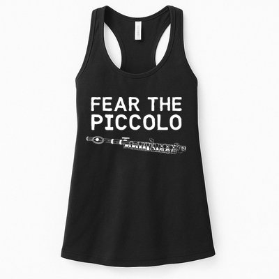 Piccolo Flute Fear The Piccolo Flutist Womens Tank Top