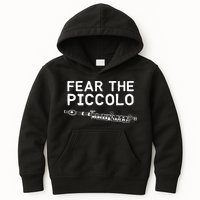 Piccolo Flute Fear The Piccolo Flutist Kids Hoodie