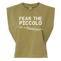 Piccolo Flute Fear The Piccolo Flutist Garment-Dyed Women's Muscle Tee