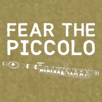 Piccolo Flute Fear The Piccolo Flutist Garment-Dyed Women's Muscle Tee