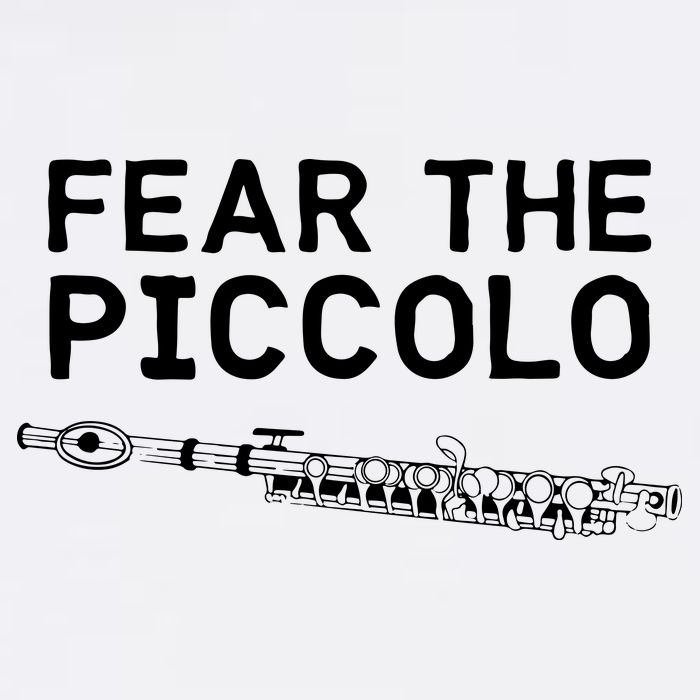 Piccolo Flute Fear The Piccolo Flutist Garment-Dyed Sweatshirt