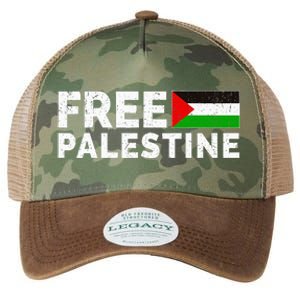 Palestine Flag Free Gaza Legacy Tie Dye Trucker Hat