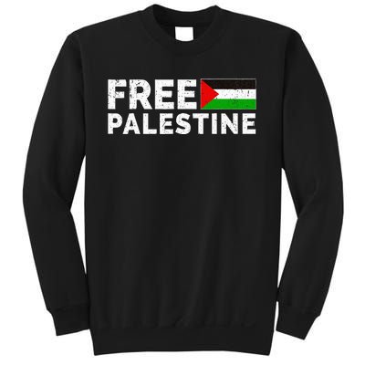 Palestine Flag Free Gaza Sweatshirt