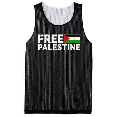 Palestine Flag Free Gaza Mesh Reversible Basketball Jersey Tank