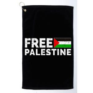 Palestine Flag Free Gaza Platinum Collection Golf Towel