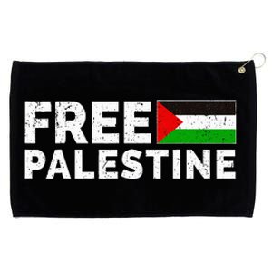 Palestine Flag Free Gaza Grommeted Golf Towel