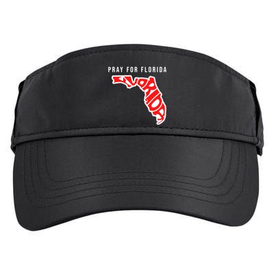 Pray For Florida Hurricane IAN Survivor Adult Drive Performance Visor