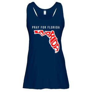 Pray For Florida Hurricane IAN Survivor Ladies Essential Flowy Tank