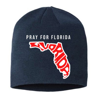 Pray For Florida Hurricane IAN Survivor Sustainable Beanie