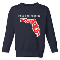 Pray For Florida Hurricane IAN Survivor Toddler Sweatshirt