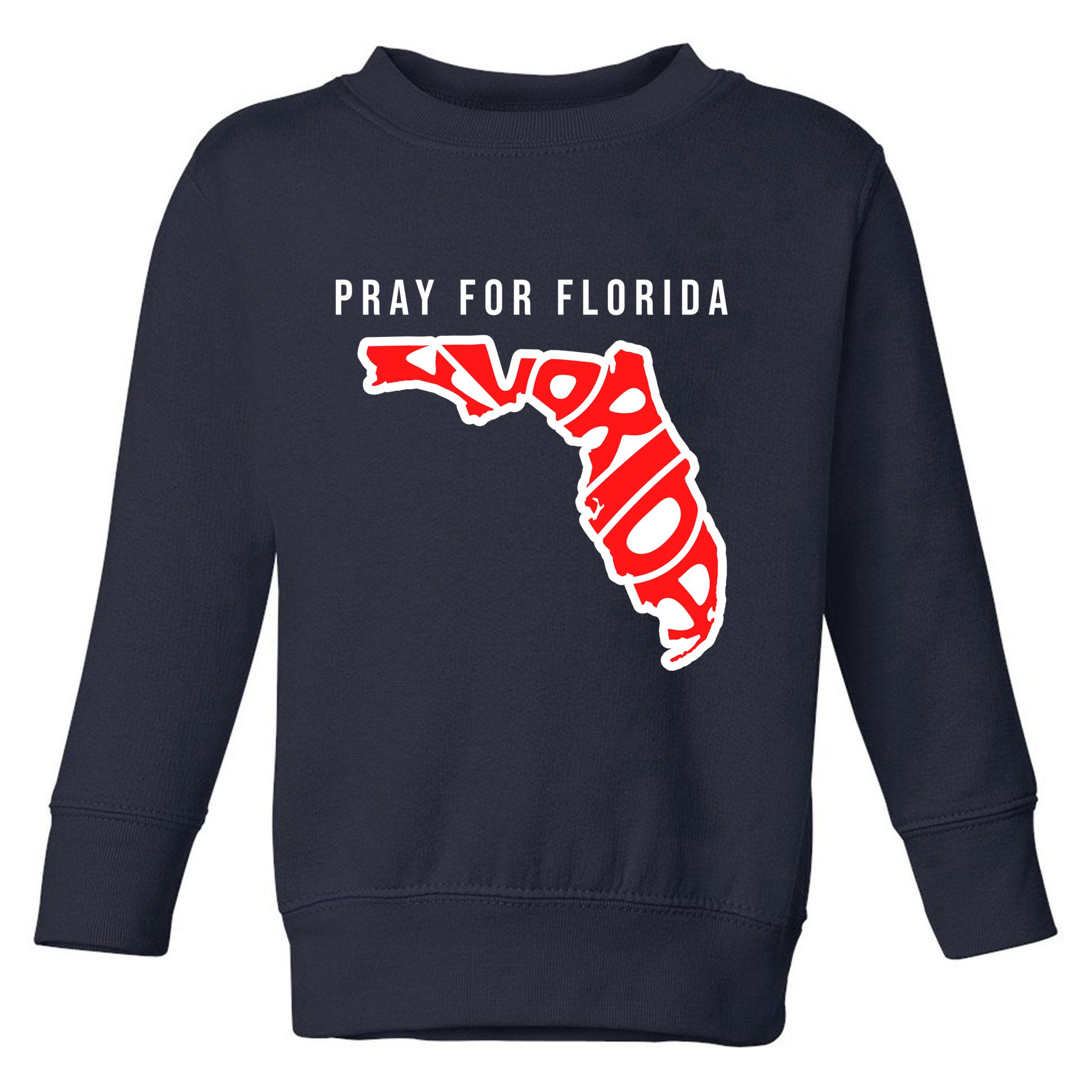 Pray For Florida Hurricane IAN Survivor Toddler Sweatshirt