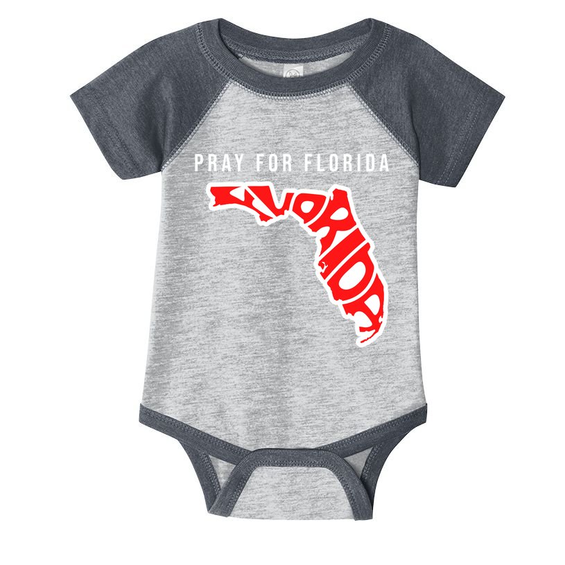 Pray For Florida Hurricane IAN Survivor Infant Baby Jersey Bodysuit